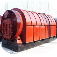 Waste plastic pyrolysis to diesel machine