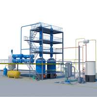 Q245R SGS/ EPA/BV/ISO pyrolysis oil distillation plant for waste oil to diesel